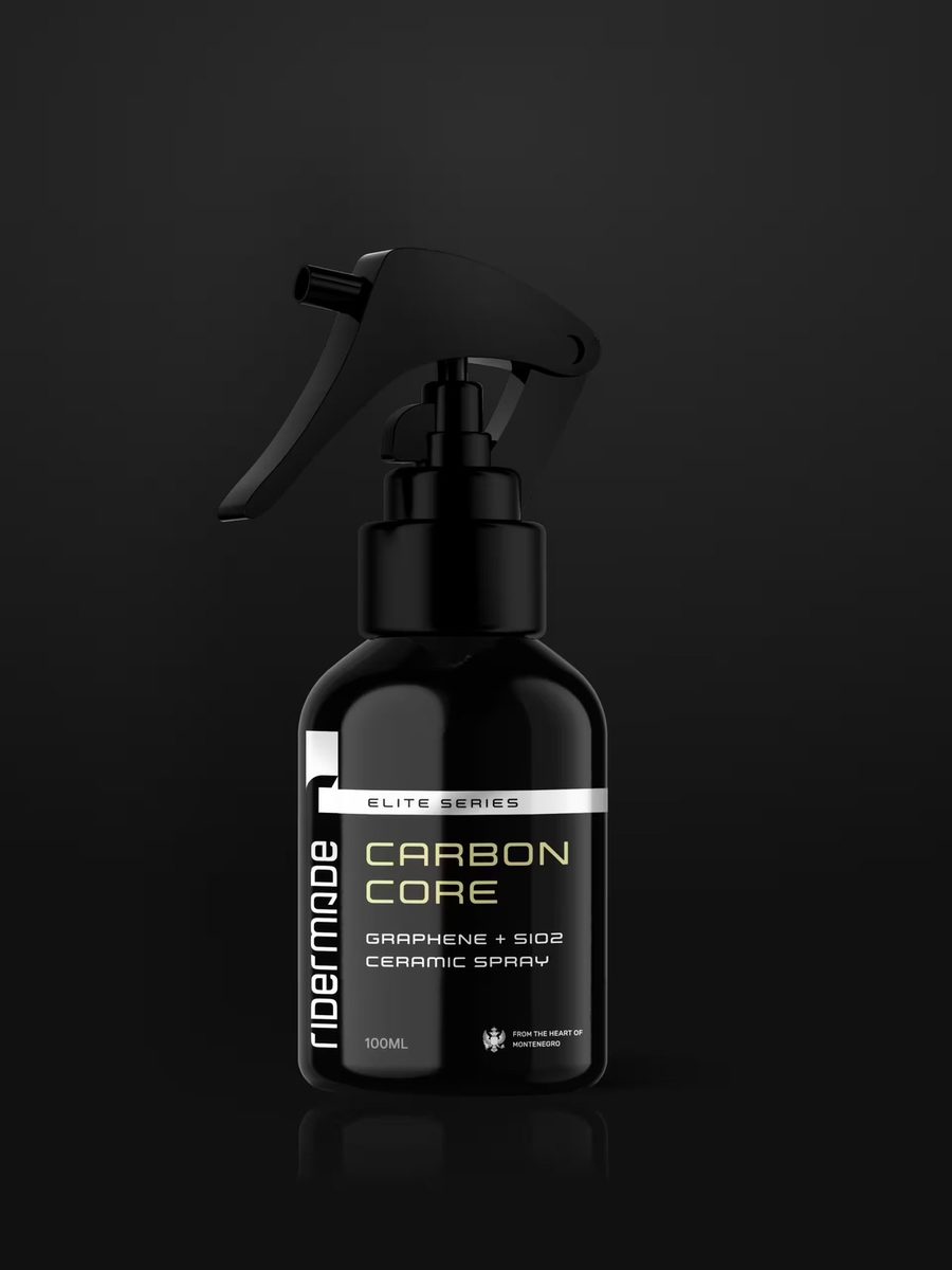 Carbon Core 3D bottle mockup