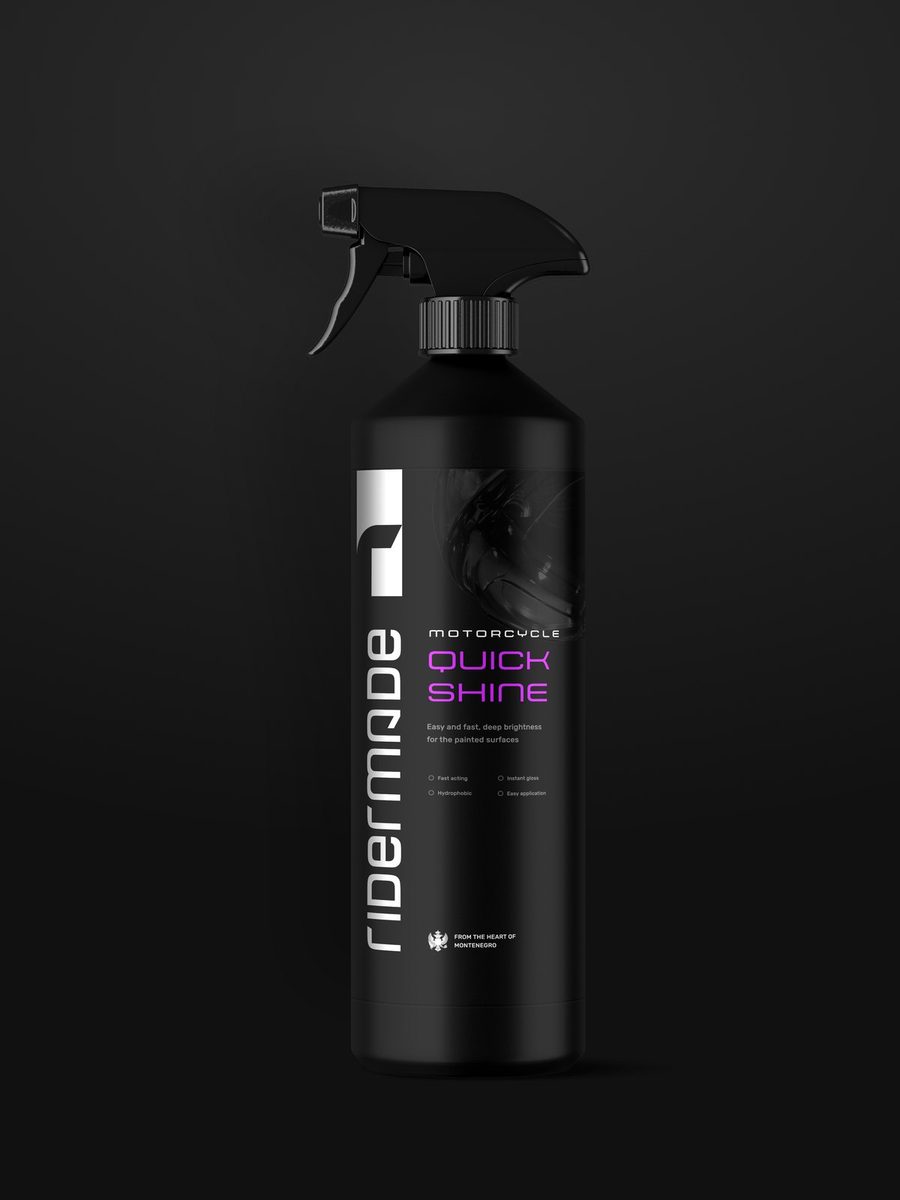 Quick Shine 3D bottle mockup